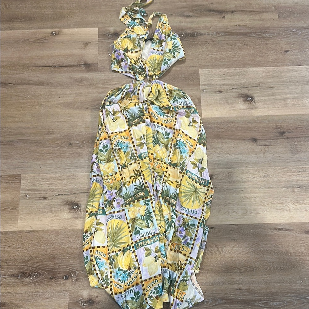 Vici Floral Halter Maxi Dress